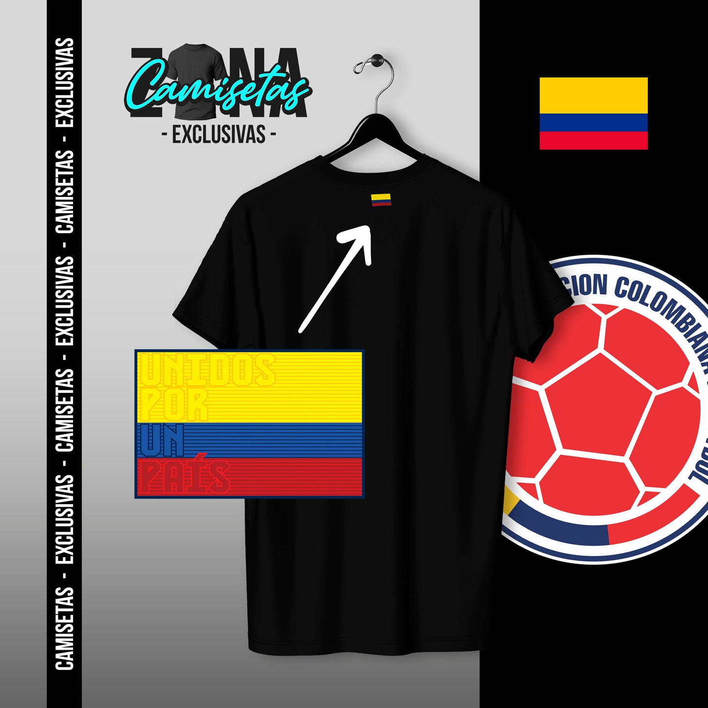 Camiseta Negra de la Selección Colombia